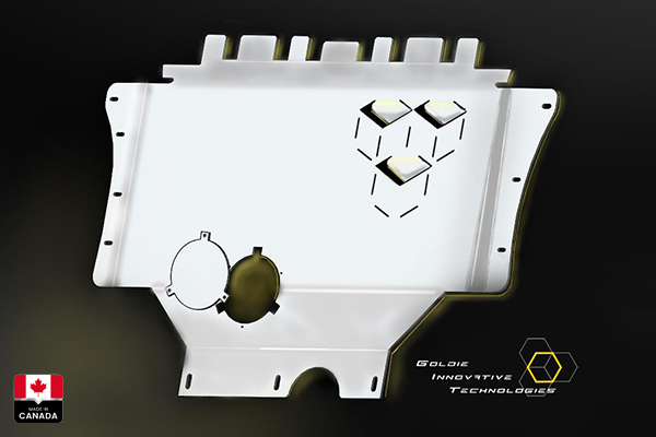 GIT Aluminum Skid Plate w/ Oil Access Port - VW Golf & Jetta MK7/MK8 - Eurosport Performance