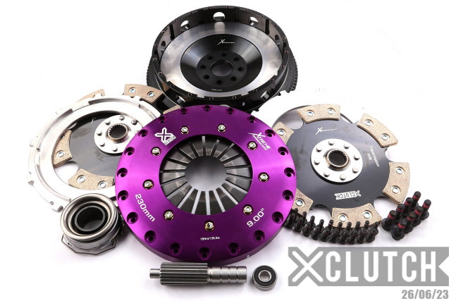 XClutch Stage 5 - 9.0" Twin Disc Rigid Ceramic Clutch Kit - Toyota Supra (1993) / Lexus IS300 (2002-05)