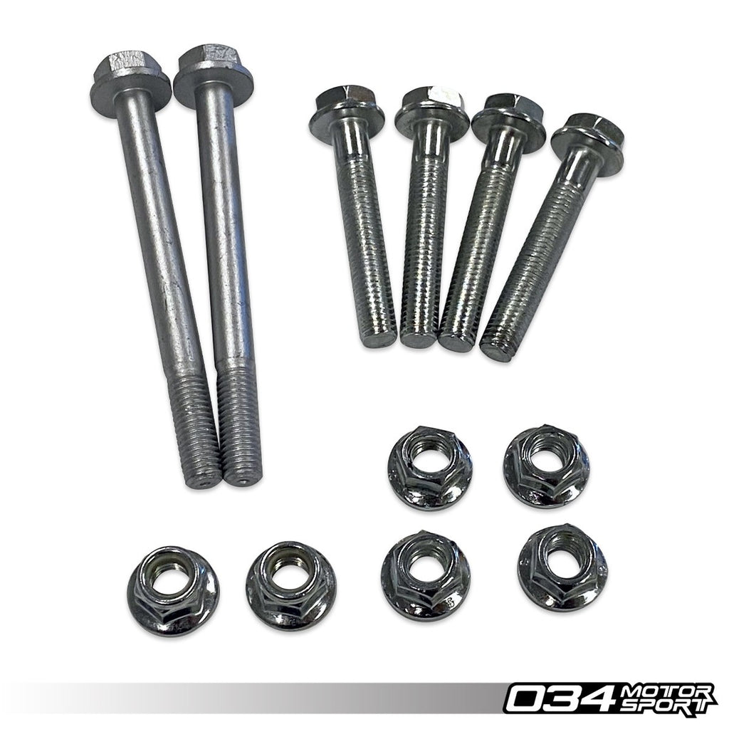 034Motorsport Upper Control Arm Hardware Kit for B8/B8.5 Audi A4/S4/RS4, A5/S5/RS5, Q5/SQ5, C7/C7.5 A6/S6/RS6, A7/S7/RS7, & 95B Porsche Macan
