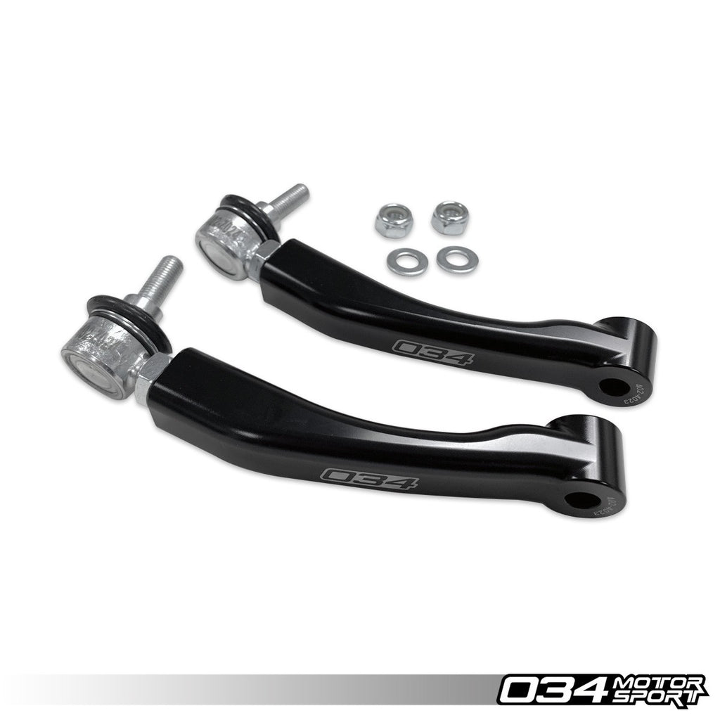 034Motorsport Dynamic+ Billet Adjustable Rear Sway Bar End Links, Audi B9/B9.5, C8, 4M, 4M8 Chassis