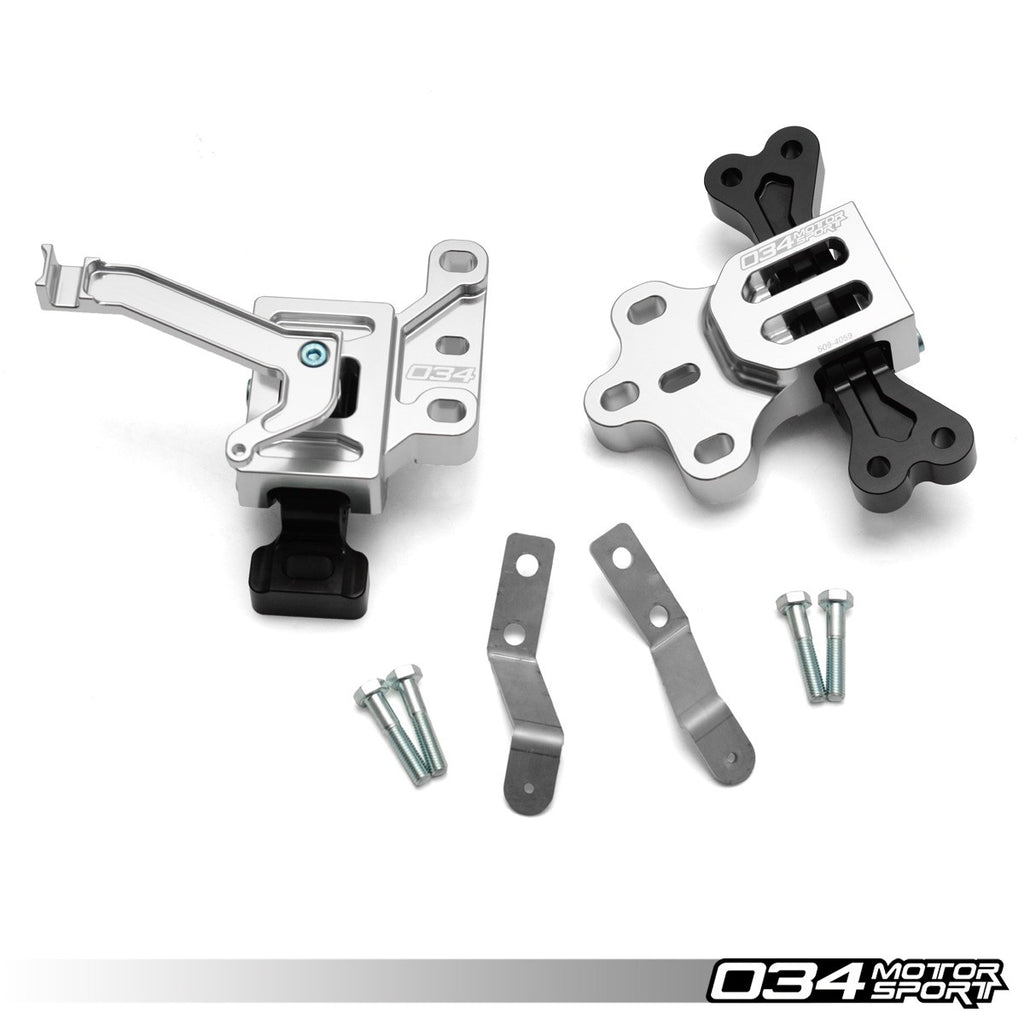 034Motorsport Motorsport Tracksport Engine/Transmission Mount Pair, Volkswagen & Audi MQB and MQB EVO with 2.0T TFSI