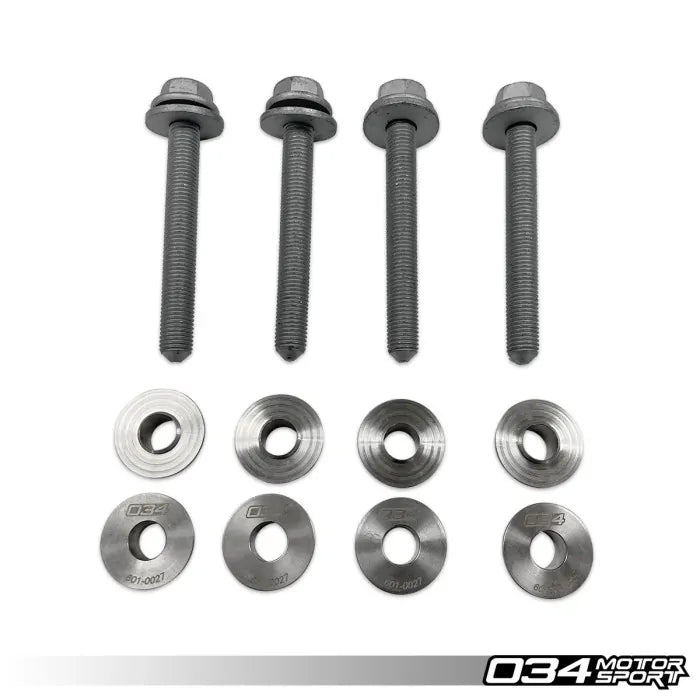034Motorsport MQB/MQB Evo Front Subframe Locking Collar Upgrade Kit - Volkswagen MK7/7.5 Golf/GTI/R/ & Mk8 GTI/R
