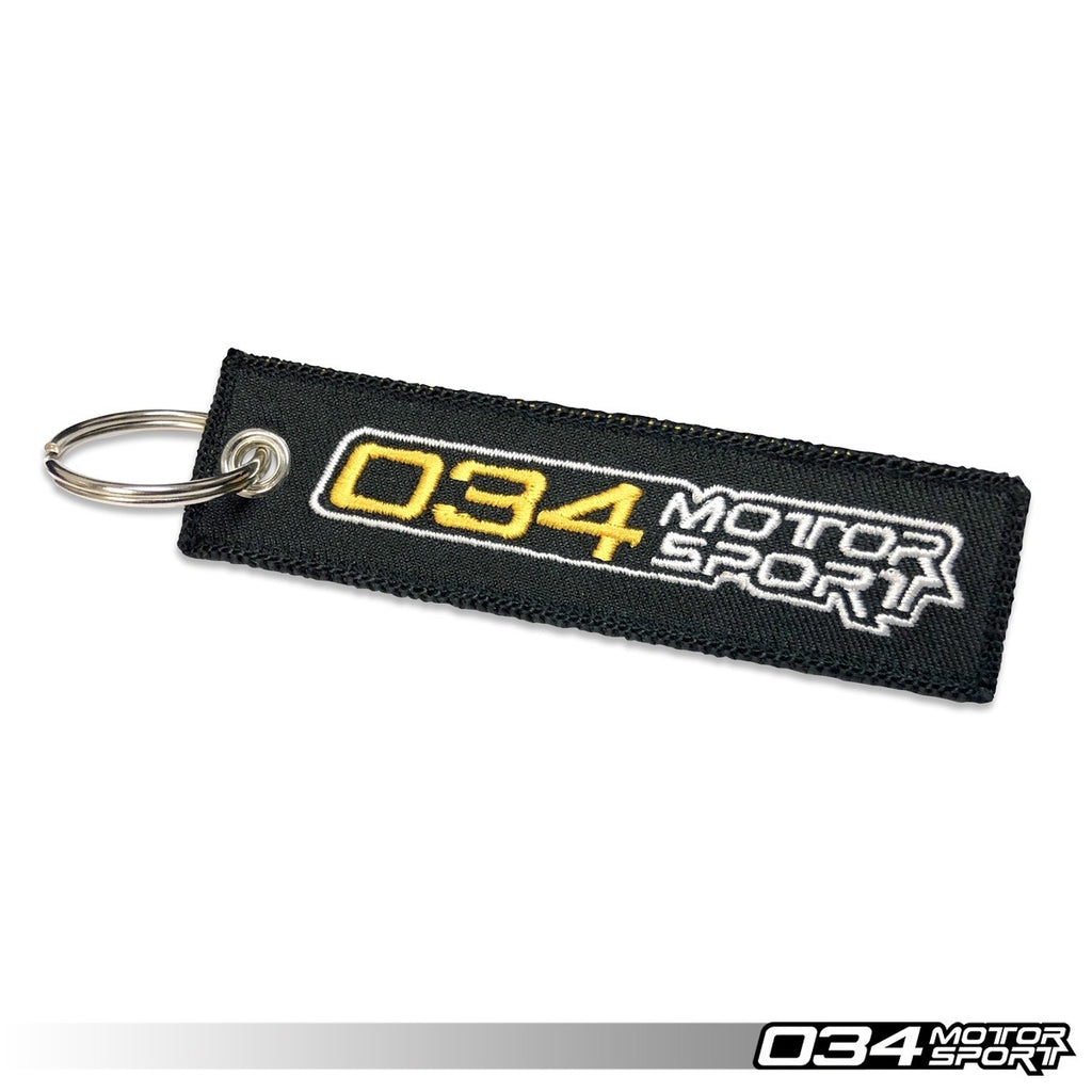 034Motorsport Embroidered Nylon Key Chain