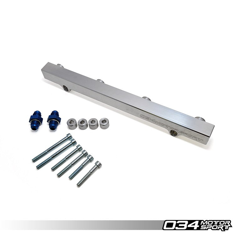 034Motorsport Fuel Rail, Audi/Volkswagen 1.8T, Billet Aluminum