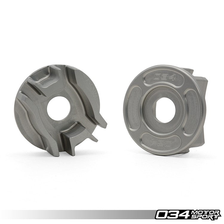 034Motorsport Billet Aluminum Rear Differential Carrier Mount Insert Kit, B8 Audi A4/S4/RS4, A5/S5/RS5, Q5/SQ5 & C7 Audi A6/S6/RS6, A7/S7/RS7