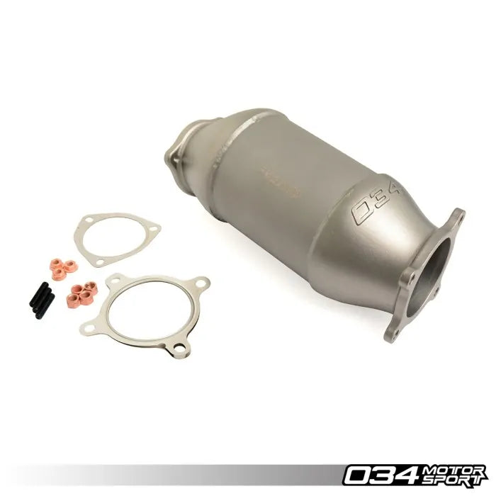 Catalyseur de course en acier inoxydable moulé 034Motorsport - Audi A4/A5 et Allroad (B9/B9.5)