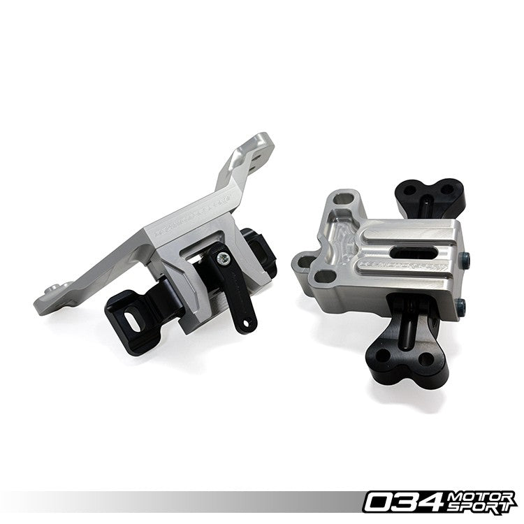 034Motorsport Motorsport StreetSport Engine/Transmission Mount Pair, 8J Audi TTRS 2.5 TFSI 6-MT, Billet Aluminum