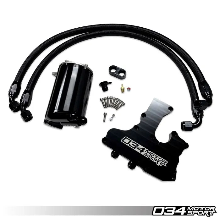 034Motorsport Catch Can Kit - 8J/8P Audi TT/A3 & MK5/MK6 Volkswagen GTI/GLI EA888 - Eurosport Performance