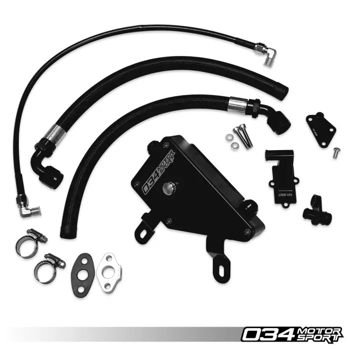 034Motorsport Billet Aluminum Catch Can Kit - Audi RS3 & TT RS - Eurosport Performance