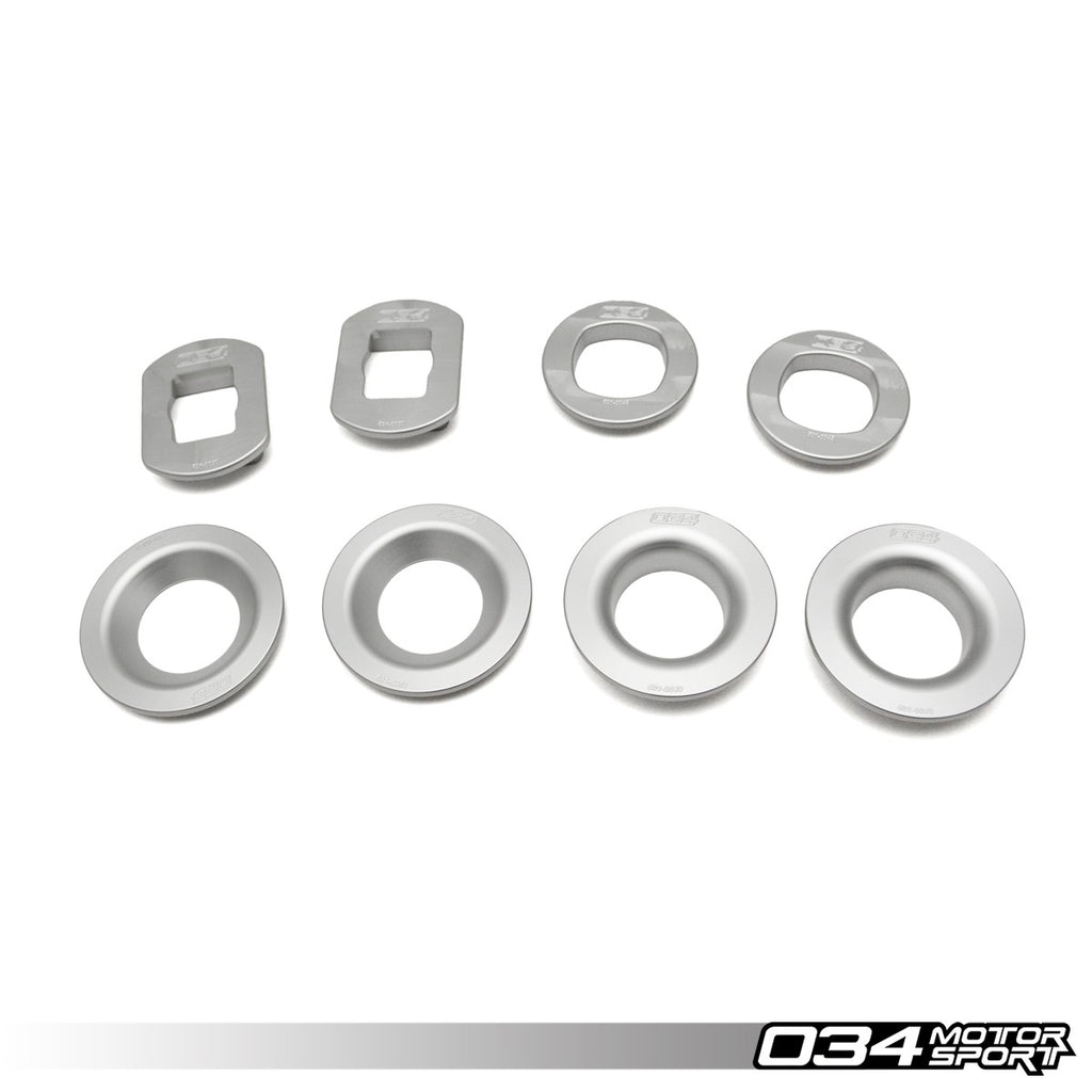 034Motorsport Billet Aluminum Rear Subframe Mount Insert Kit, E9X BMW