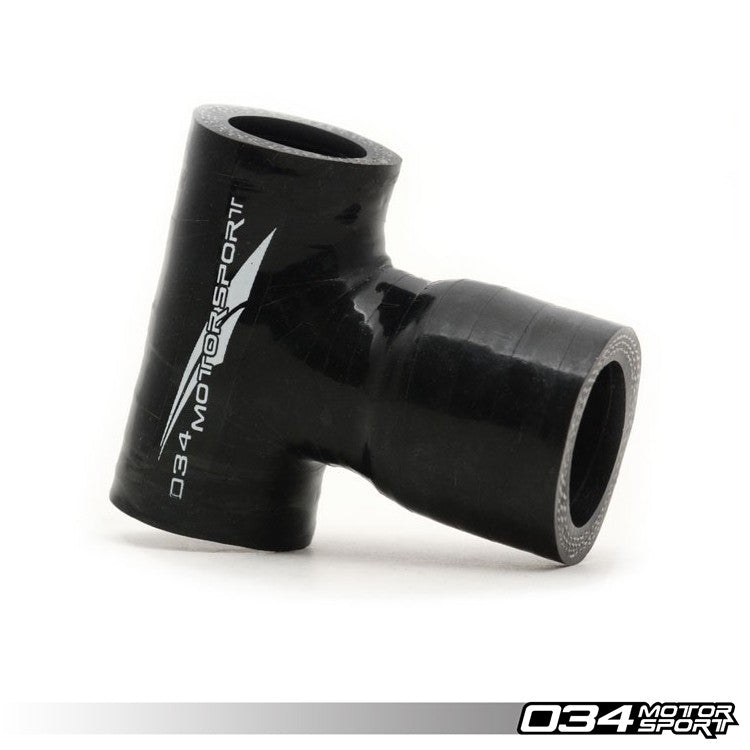 034Motorsport Breather Hose, 1.8T PCV Check Valve T-Hose, Reinforced Silicone