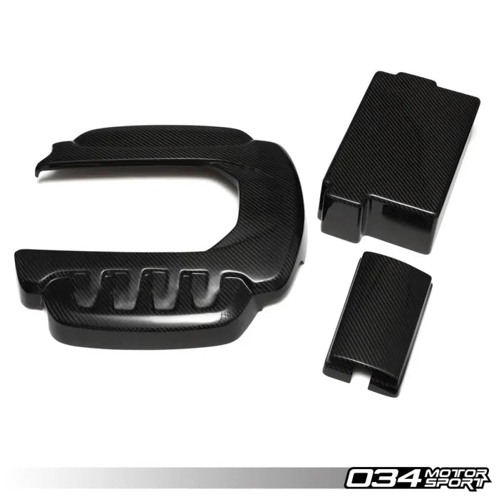 034Motorsport Carbon Fiber Engine Cover Package - Audi S3 8V (2015-21) - Eurosport Performance
