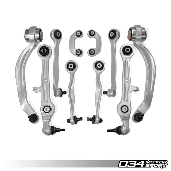 Kit complet de bras de commande avant 034Motorsport Density Line - Audi B6 &amp; B7 A4/S4/RS4