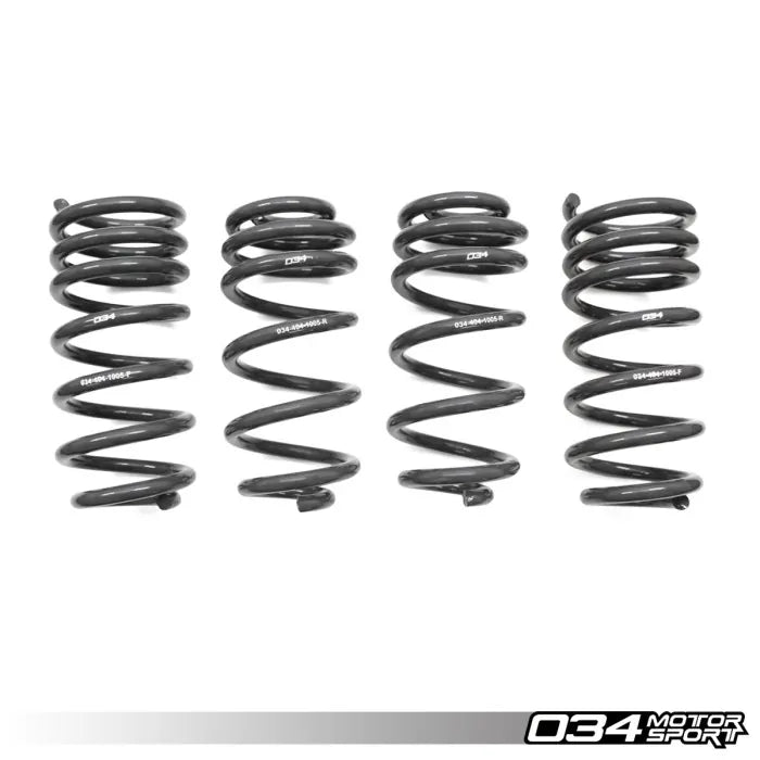 034Motorsport Dynamic+ Lowering Springs - Audi S4/S5 B9 - Eurosport Performance