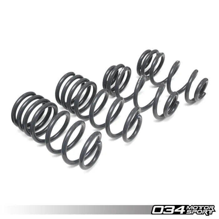 034Motorsport Dynamic+ Lowering Springs for B9 Audi A4/Allroad