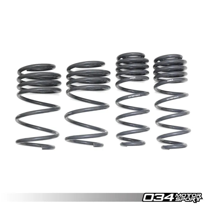 034Motorsport Dynamic+ Lowering Springs for MkVII Volkswagen Golf R