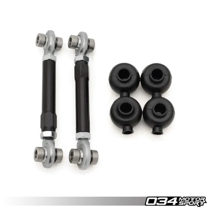 034Motorsport Front Adjustable Sway Bar End Links w/o Hardware - Audi A4/S4 & A5/S5/RS5 (B9/9.5) - Eurosport Performance