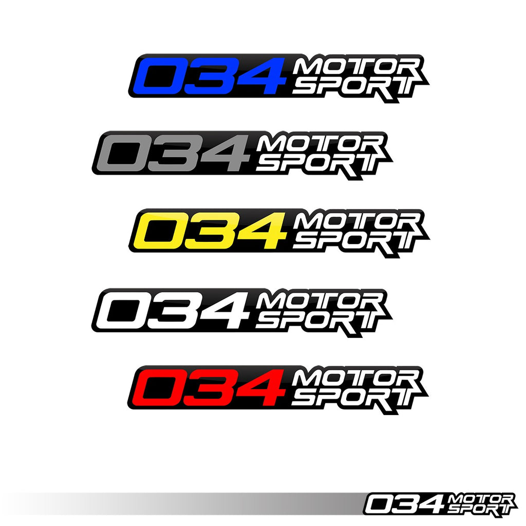 034Motorsport Decal, 034Motorsport, 4"
