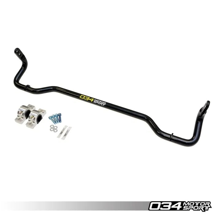 034Motorsport Adjustable Solid Rear Sway Bar Upgrade, Volkswagen & Audi MQB And MQB EVO FWD