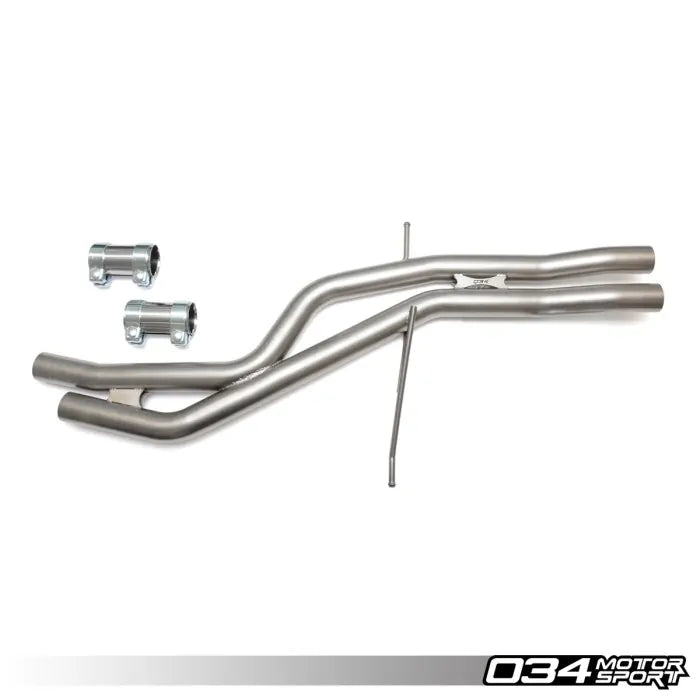 034Motorsport Res-X Resonator Delete and X-Pipe - B8/B8.5 Audi S4 3.0 TFSI