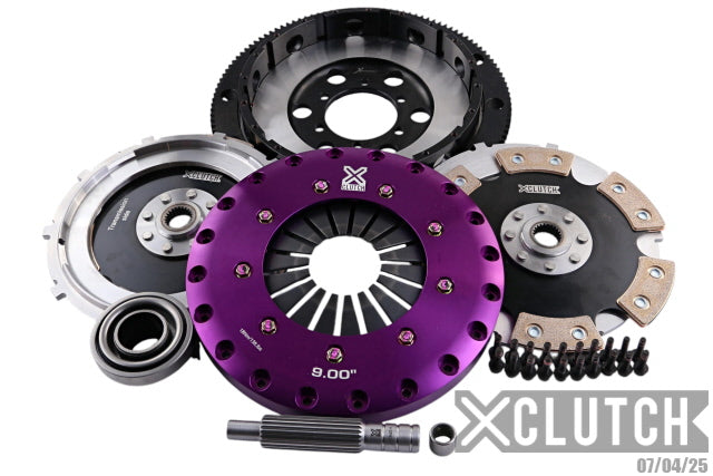 XClutch Stage 5 - 9.0" Twin Disc Rigid Ceramic Clutch Kit - Mazda Rx 7 Turbo (1987)