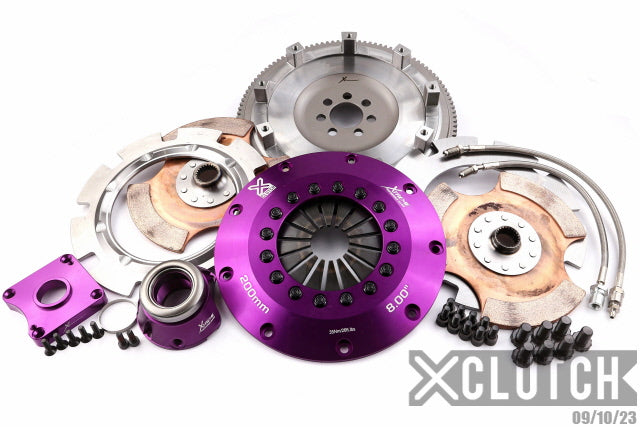 XClutch Stage 5 - 8.0" Twin Disc Rigid Ceramic Clutch Kit