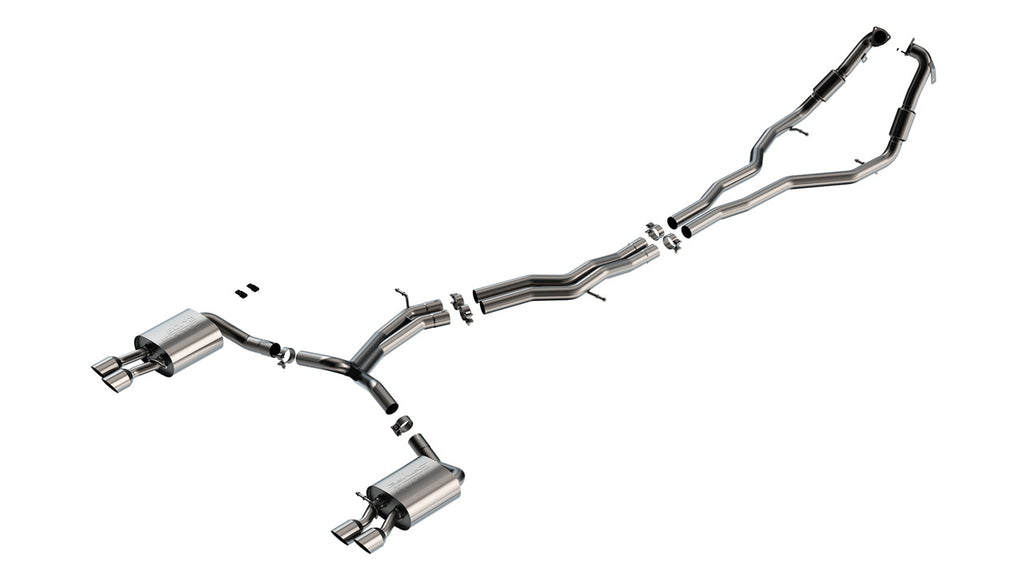 Borla S-Type Exhaust System with Borla Tips - Audi S5 Sportback (2018-23) - Eurosport Performance