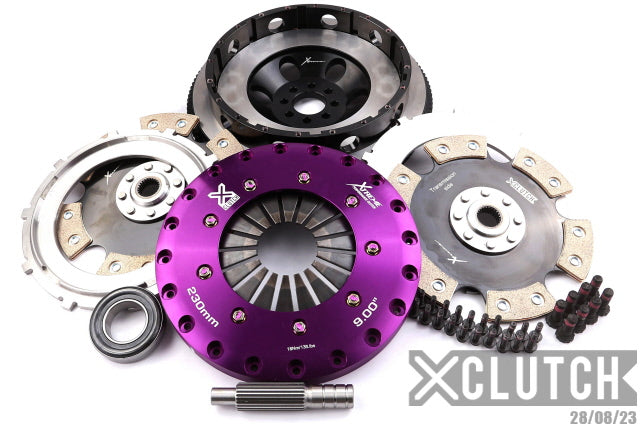 XClutch Stage 5 - 9.0" Twin Disc Rigid Ceramic Clutch Kit - Nissan 350Z (2003)