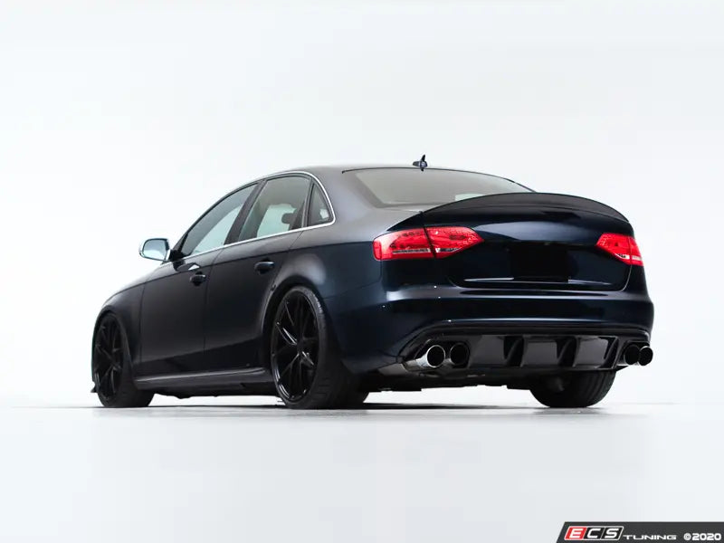 ECS Tuning Audi B8 S4 / A4 S-Line Diffuseur Arrière - Noir Brillant