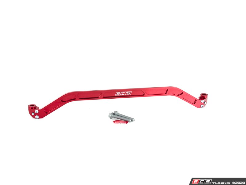 ECS Tuning MK7 Front Subframe Brace - Red Anodized