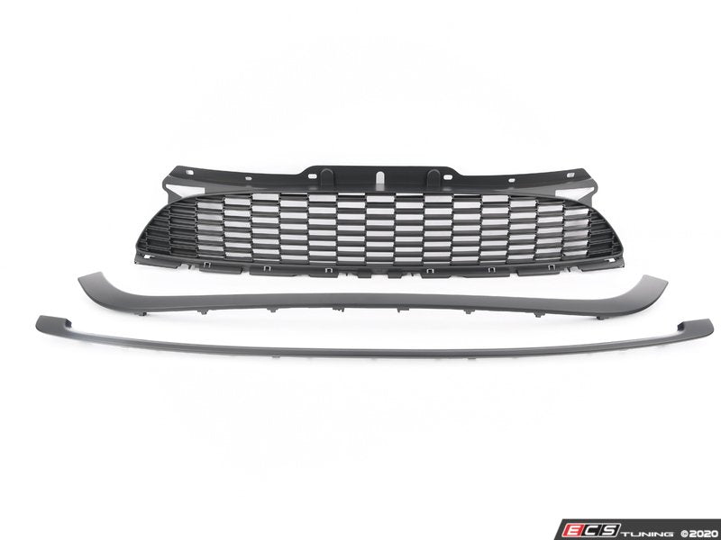 ECS Tuning JCW Style Grille Set (JCW Bumper) - Matte Black