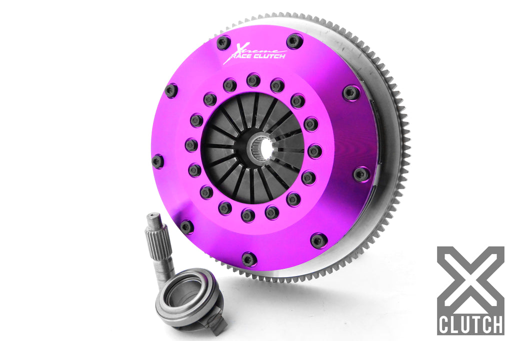 XClutch Stage 5 - 8.0" Twin Disc Sprung Ceramic Clutch Kit - Mazda 626 GT (1986) / Mazda 626 Lx (1998) & more