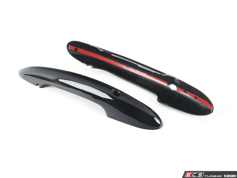 ECS Tuning Door Handle Piano Black Cover - Set With Key/Lights