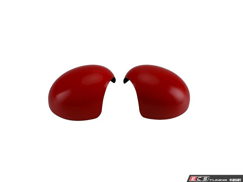 ECS Tuning Red Mirror Cap Covers - Set
