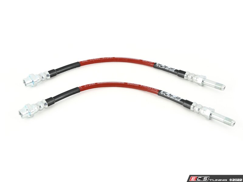 ECS Exact-Fit Stainless Steel Brake Lines - Rear