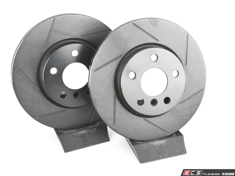 ECS Tuning Front V5 Slotted Brake Rotors - Set (294x22)