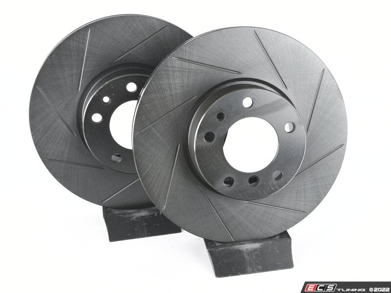 ECS Tuning Front V5 Slotted Brake Rotors - Set (324x30)