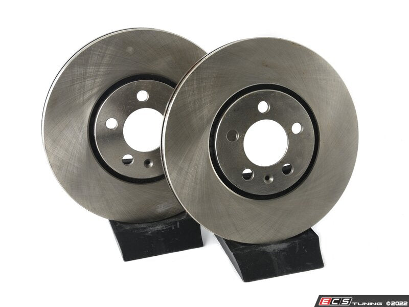 ECS Tuning Front V5 Plain (Uncoated) Brake Rotors - Set (288x25)