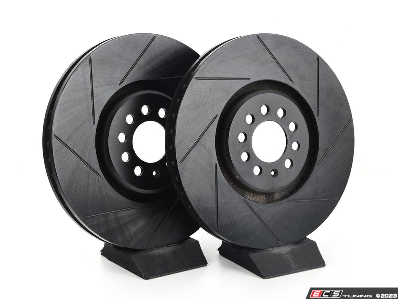 ECS Tuning Front V5 Slotted Brake Rotors - Set (334x32)