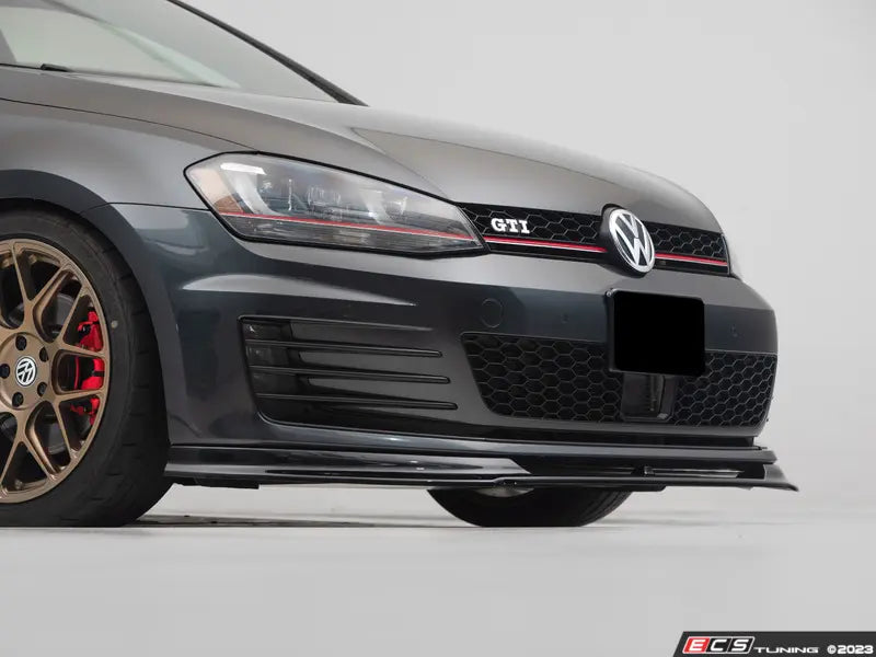 ECS MK7 GTI Gloss Black Front Lip Spoiler (Version 2)