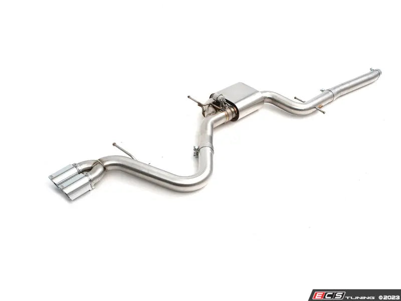 ECS Tuning Valved-Cat-Back Exhaust System (Chrome Tips) - VW MK5 2.5L - Eurosport Performance