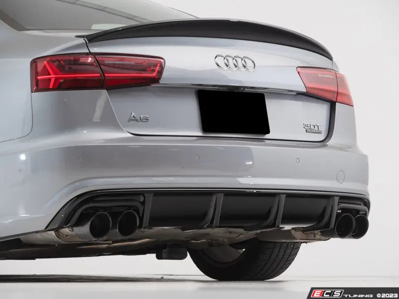 ECS Tuning Audi C7.5 A6 S-Line Rear Diffuser - Gloss Black