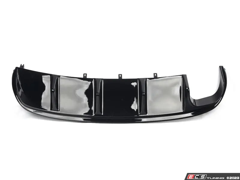 ECS Tuning B8 A4 Pre-Facelift (09-12) S-line Rear Diffuser - Single Exit - Gloss Black