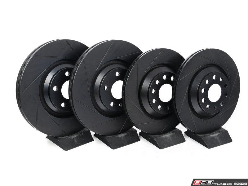 ECS Tuning Front & Rear Slotted V5 Brake Rotor Kit (340x30/310x22)