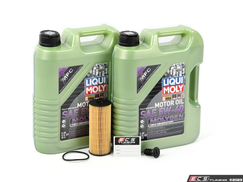 ECS Tuning M177 C63 AMG 4.0L Liqui Moly Molygen Oil Service Kit (5w-40)