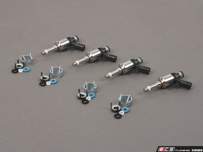ECS Tuning Fuel Injectors - Set Of Four With Installation Kit