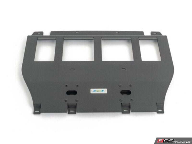Turner Motorsport X3M / X4M Aluminum Skid Plate - Wrinkle Black