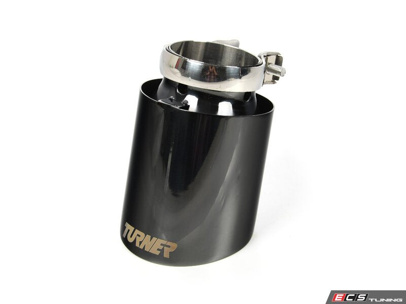 Turner Motorsport 4.0" Universal Black Chrome Swivel Exhaust Tip