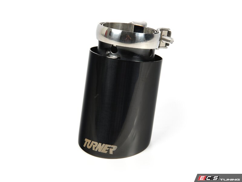 Turner Motorsport 3.5" Universal Black Chrome Swivel Exhaust Tip - Priced Each