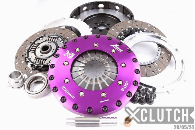XClutch Stage 4 - Twin Disc Sprung Organic Clutch Kit - Nissan Skyline GT R (1989-95)